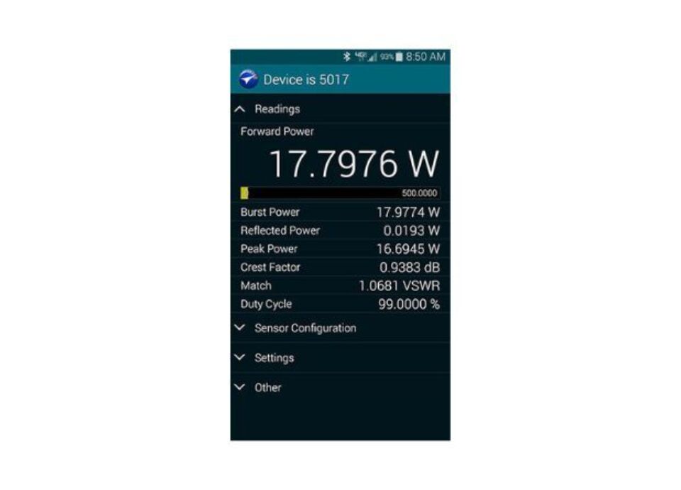 Bird RF Power Meter APP Produktbild